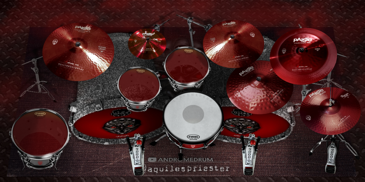 Aquiles Priester 3D drum kit