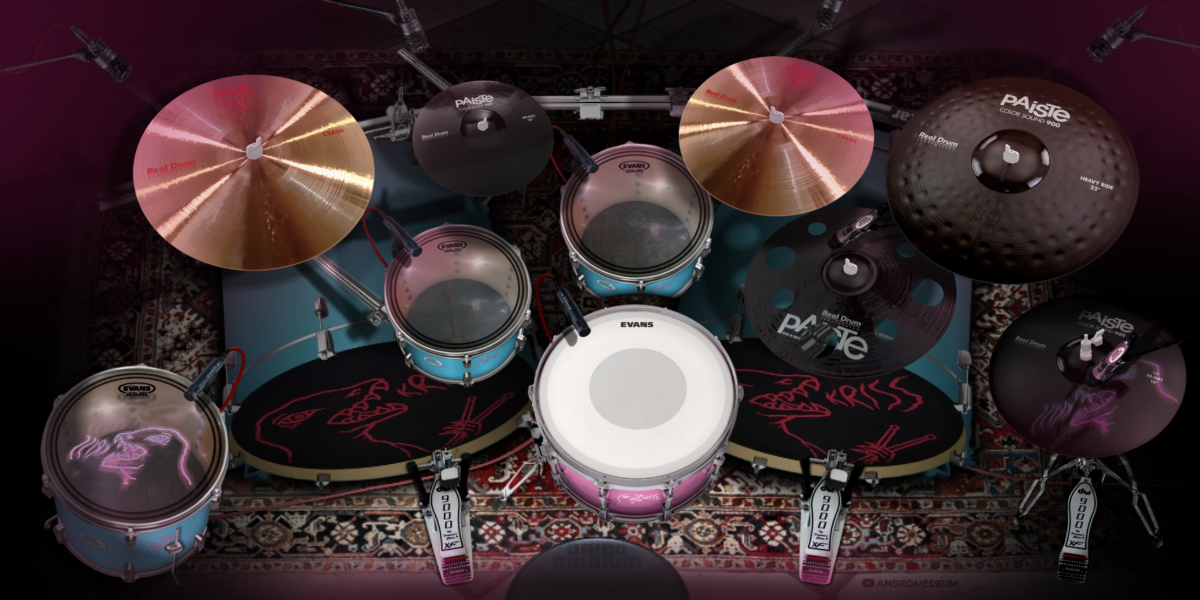 Kriss Drummer drum kit