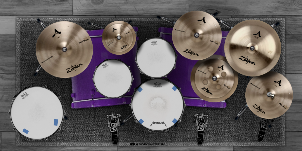 Metallica Lars 2 drum kit