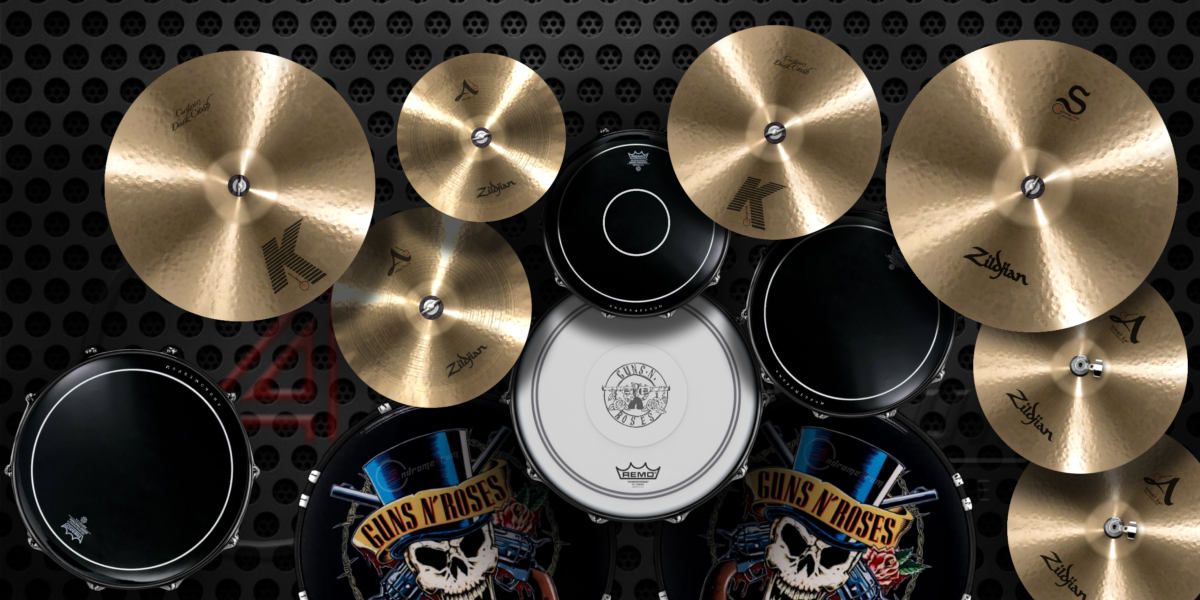 Guns n' Roses Standard drum kit