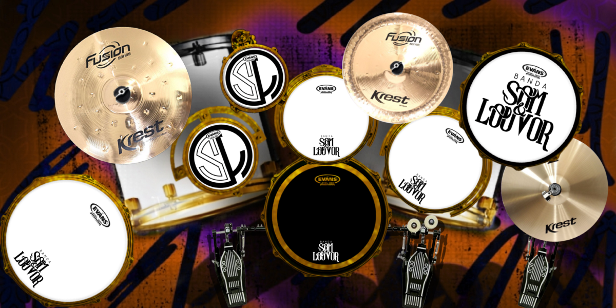 Louvor Teck drum kit