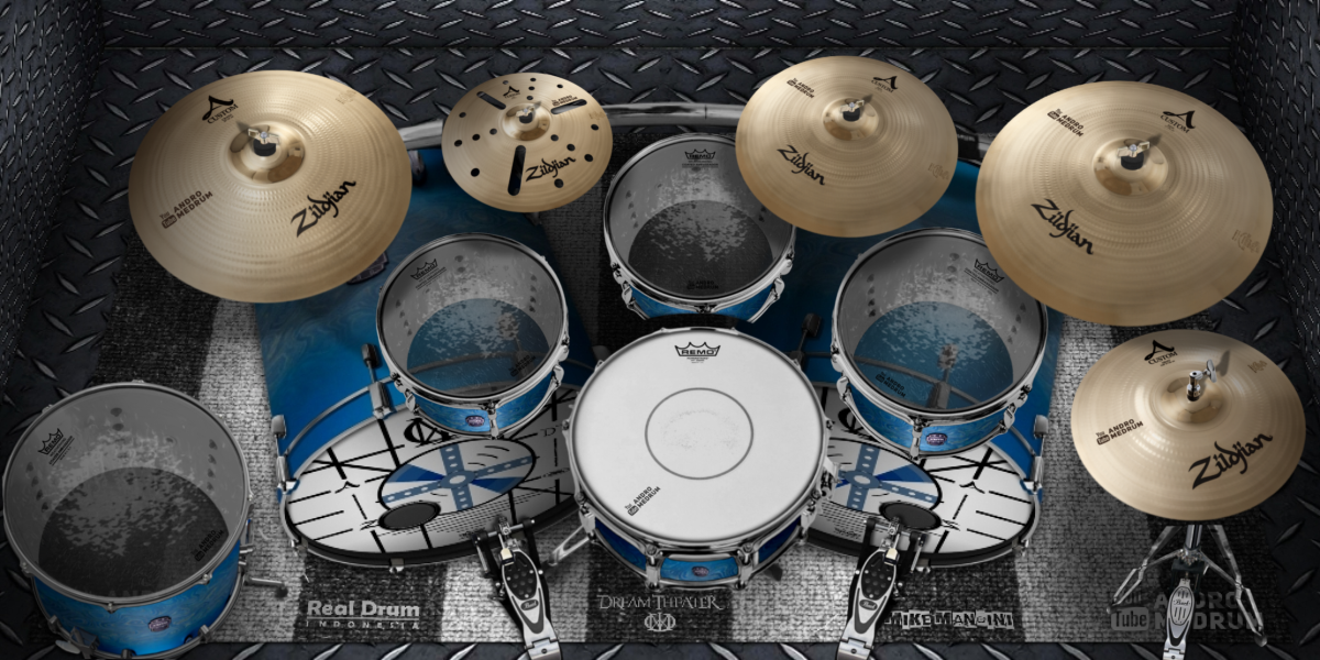 Mike Mangini drum kit