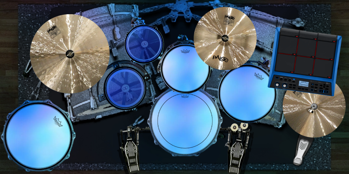 Lukinha REMO drum kit