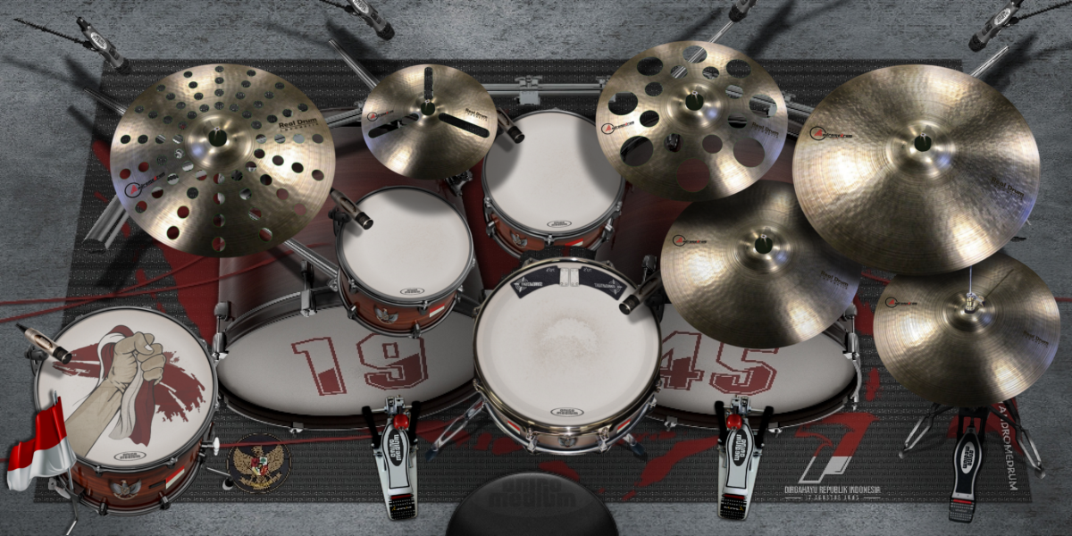 Garuda Heroes drum kit