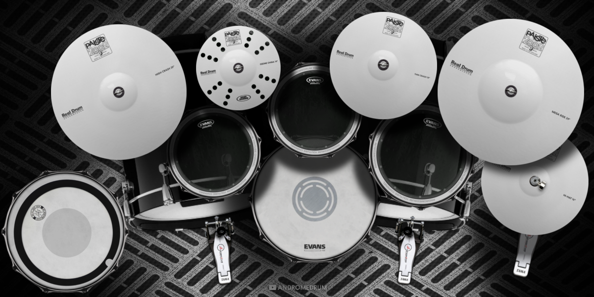 Black White drum kit