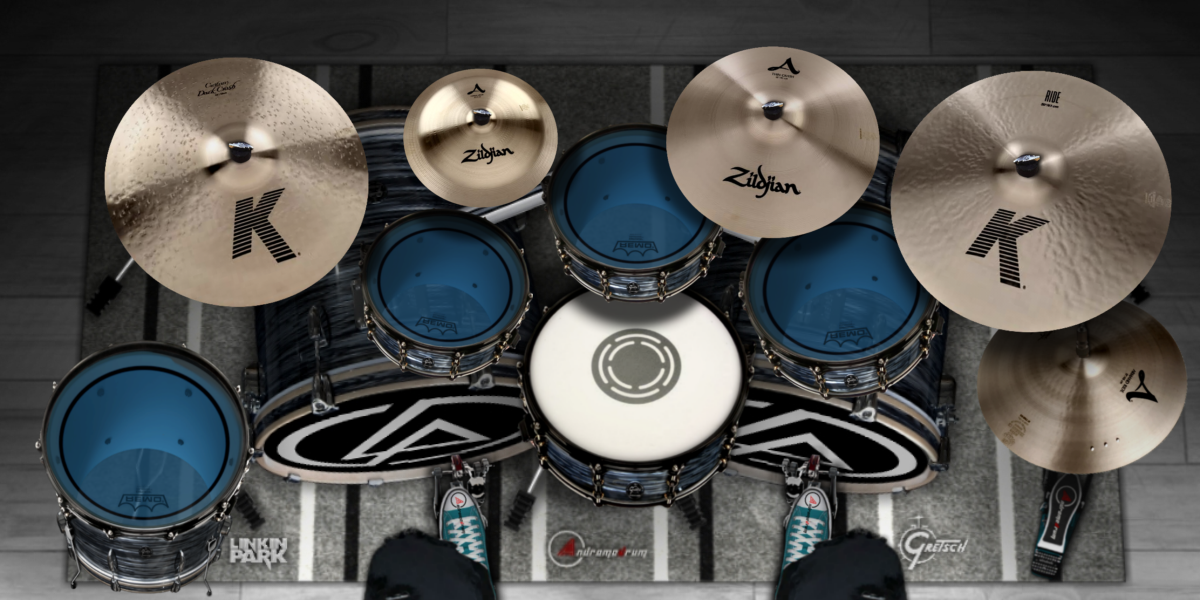 Rob Bourdon drum kit
