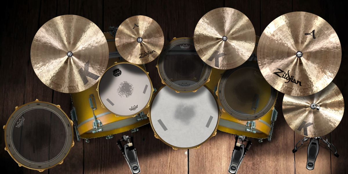Gospel Metal drum kit