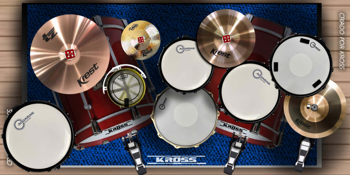 Aquarian drum kit