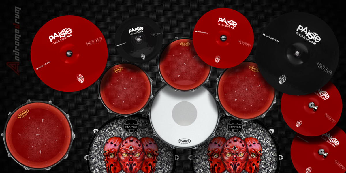 Aquiles Priester drum kit