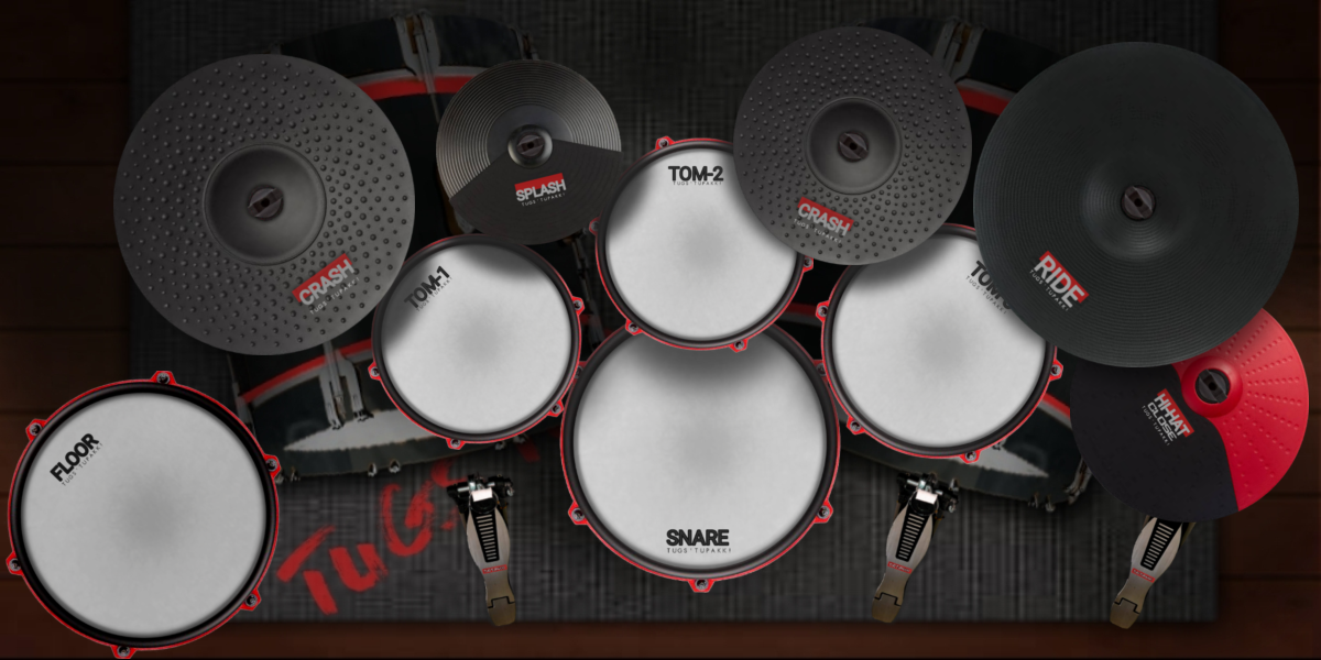 Electric drums drum kit