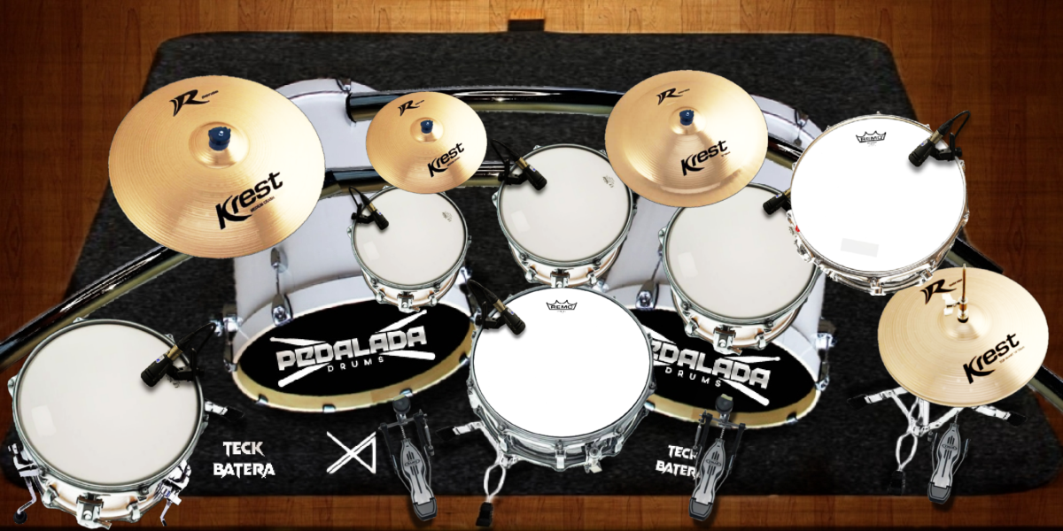 Pedalada 3D drum kit