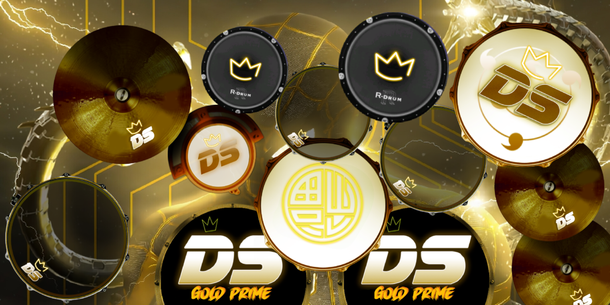 Ds Gold drum kit