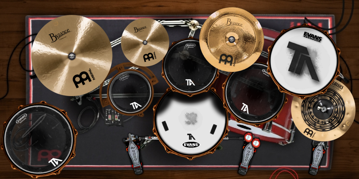 Aquino Teck drum kit