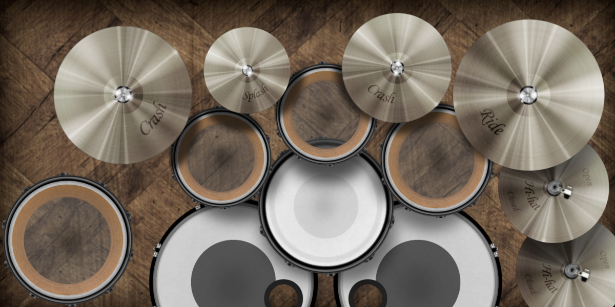 Retro drum kit