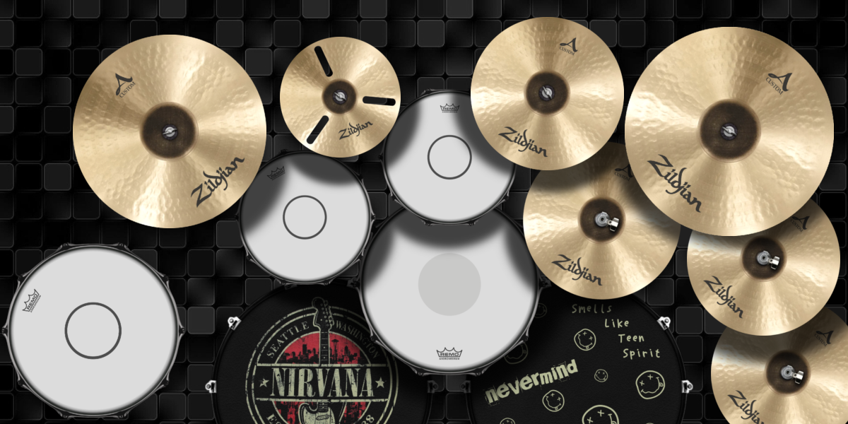 Nirvana 2 drum kit