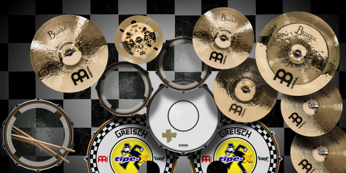 Arie TipeX drum kit